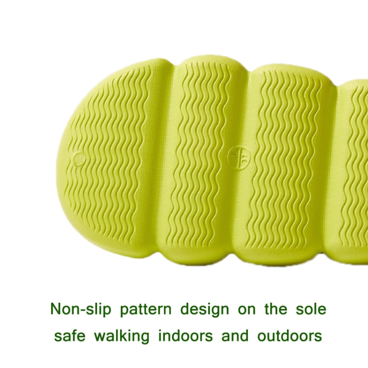 Indoor And Outdoor Pure Color Soft Waterproof Thick-Soled Cotton Slippers Reluova