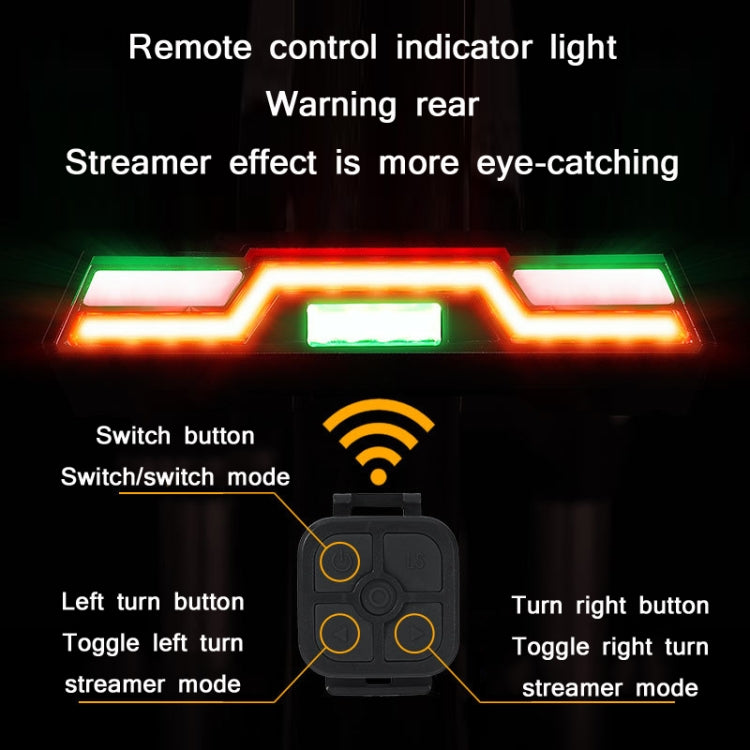 WEST BIKING Mountain Bike Wireless Remote Control USB Charging Riding Warning Turning Light Reluova