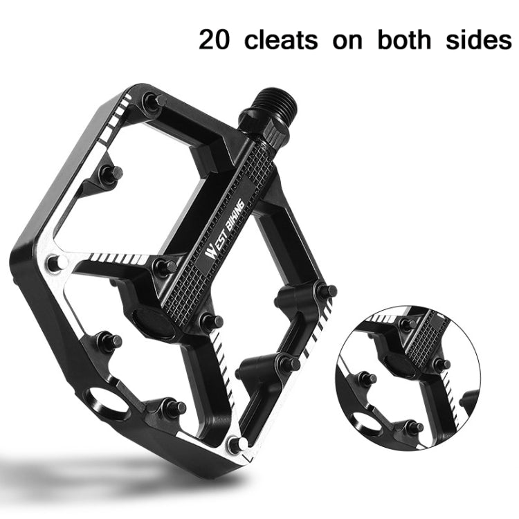 WEST BIKING Bicycle Aluminum Alloy Chromium Molybdenum Steel Axle Pedal