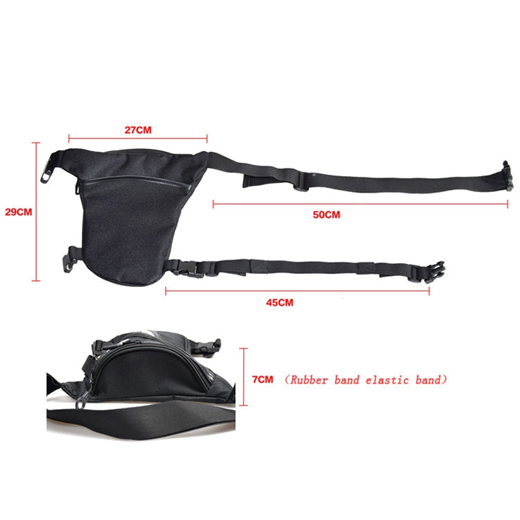 GHOST RACING GR-TB05 Motorcycle Leg Bag Knight Waist Bag Sports Outdoor Bag