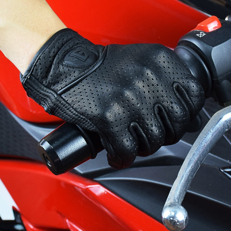 GHOST RACING GR-ST06 Breathable Touch Screen Motorcycle Riding Leather Gloves Anti-Fall Locomotive Gloves Reluova