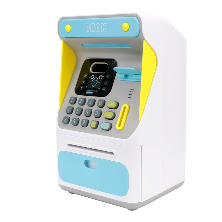 8010 Simulated Face Recognition ATM Machine Piggy Bank Password Automatic Rolling Money Safe Piggy Bank,Style: My Store