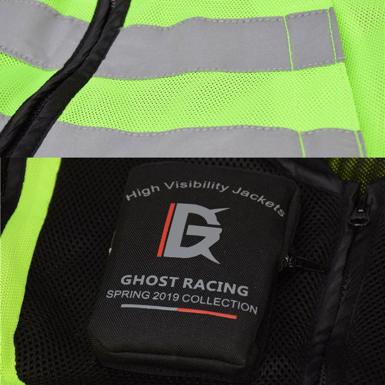 GHOST RACING GR-Y06 Motorcycle Riding Vest Safety Reflective Vest ÎҵÄÉ̵ê