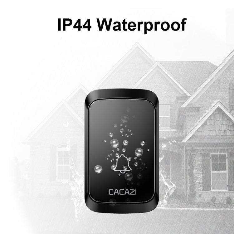 CACAZI A80 1 For 1 Wireless Music Doorbell without Battery Reluova