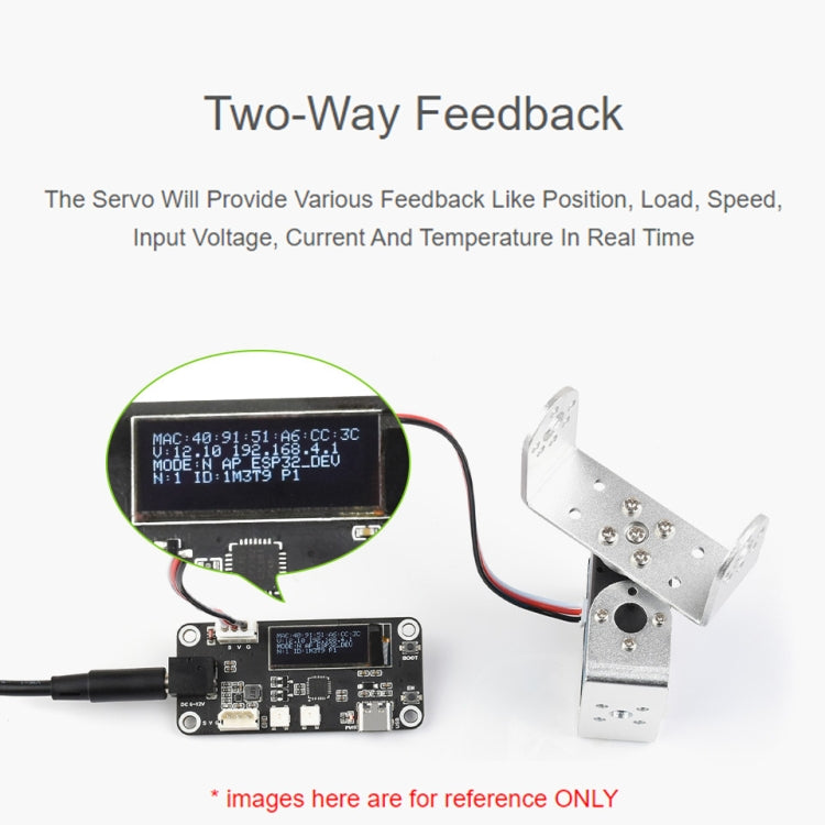 Waveshare 24703 25kg.cm Wide Range Voltage ST3020 Serial Bus Aervo Reluova