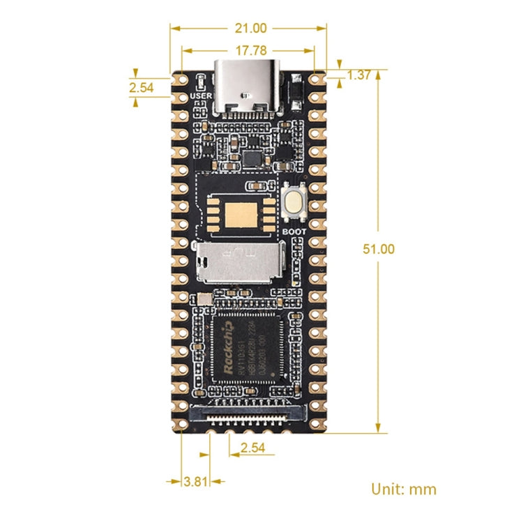 Waveshare LuckFox Pico RV1103 Linux Micro Development Board Reluova