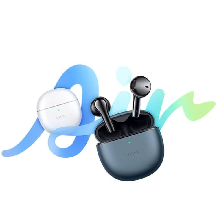 vivo TWS Air Half In-Ear Wireless Dual Microphone AI Call Noise Reduction Bluetooth Earphones