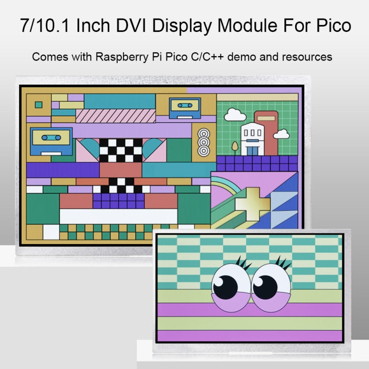 Waveshare For Raspberry Pi Pico 1024×600 Pixel IPS Panel DVI Display Module Reluova