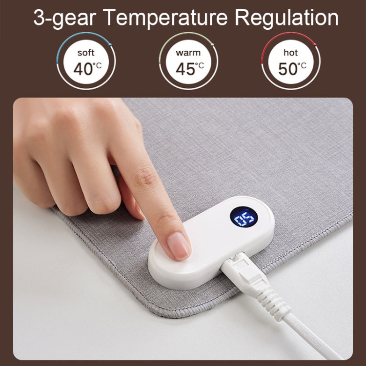 Intelligent Digital Display Timing Heating Mouse Pad Office Desktop Electric Heating Mat, CN Plug My Store