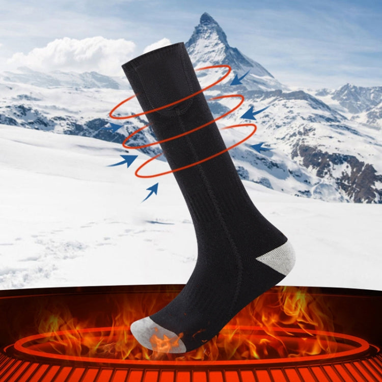 Y201 Winter Warm Tube Heated Cotton Socks Outdoor Heated Ski Socks