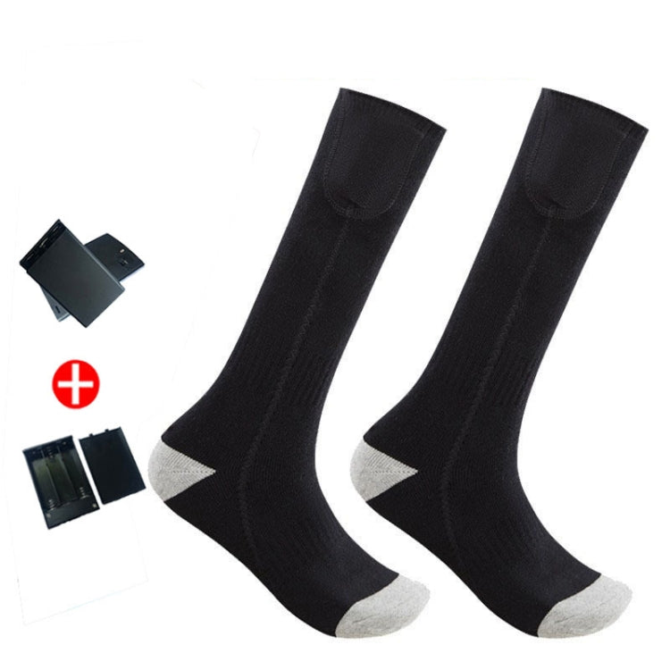 Y201 Winter Warm Tube Heated Cotton Socks Outdoor Heated Ski Socks