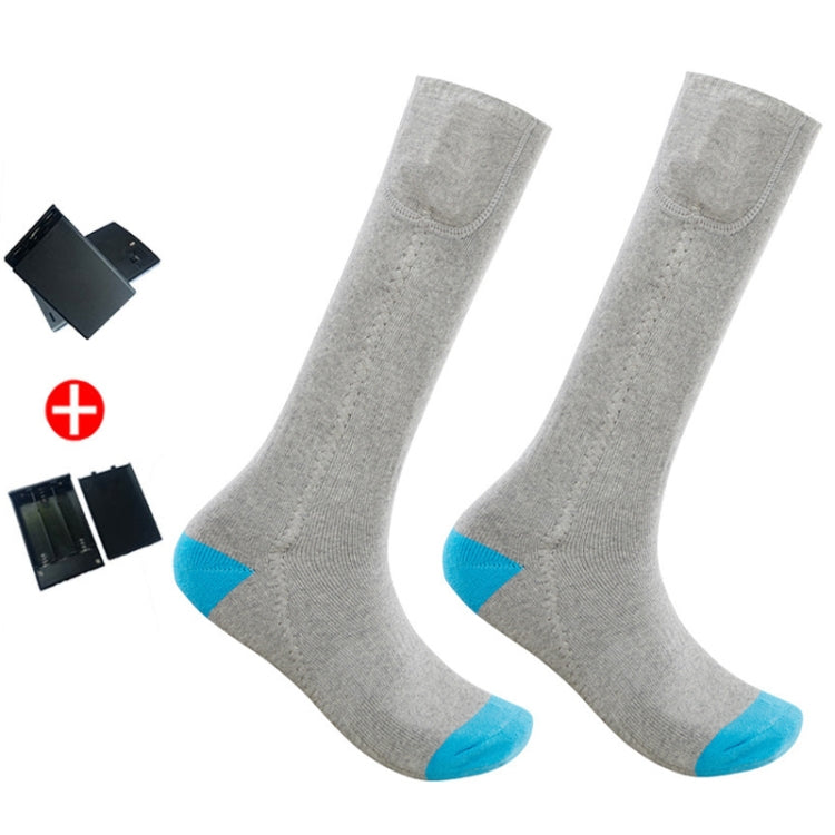 Y201 Winter Warm Tube Heated Cotton Socks Outdoor Heated Ski Socks