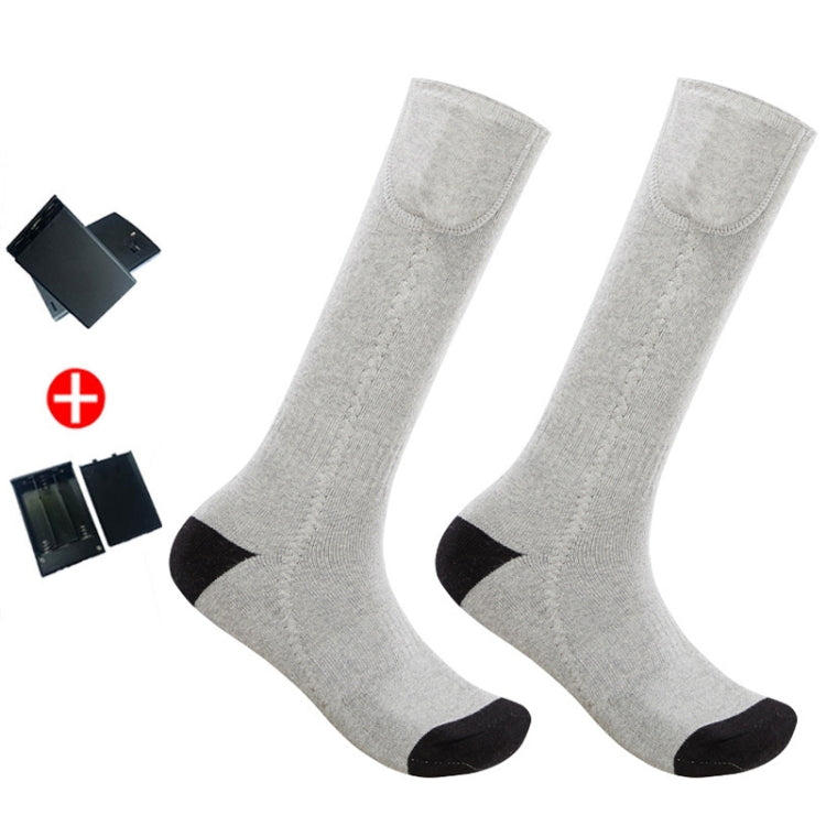 Y201 Winter Warm Tube Heated Cotton Socks Outdoor Heated Ski Socks Reluova