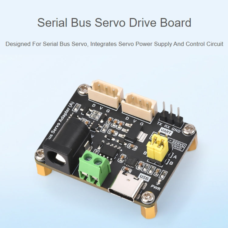 Waveshare 25514 Serial Bus Servo Driver Board, for ST/SC Series Serial Bus Servos Reluova