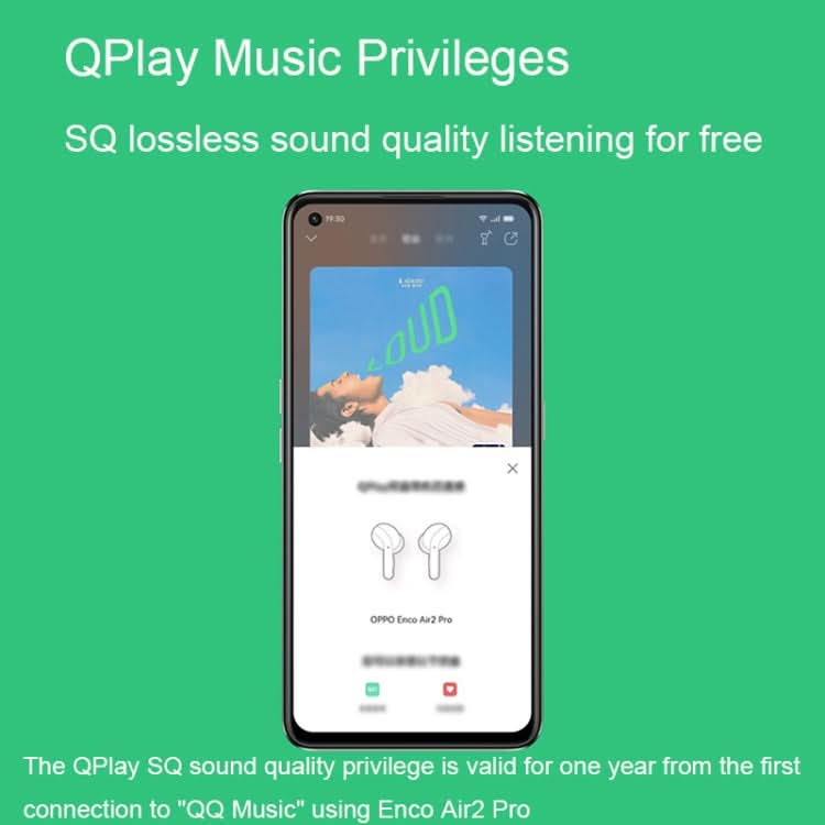 OPPO Enco Air2 Pro Wireless In-Ear Active Noise Reduction Music Gaming Bluetooth Earphones