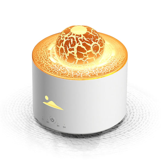 HX-130 Colorful Night Light Planet Desktop Flame Aromatherapy Humidifier