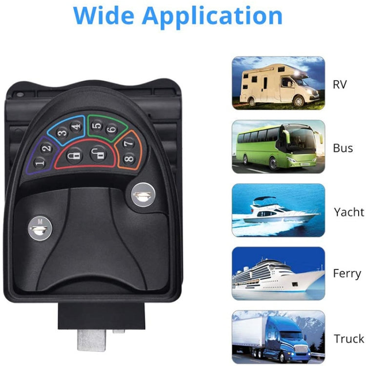 C02 RV Intelligent Remote Control Electronic Password Lock RV Door Lock Modification Accessories