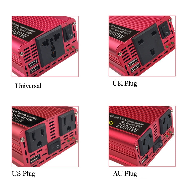 LVYUAN Car Inverter Dual USB Power Converter