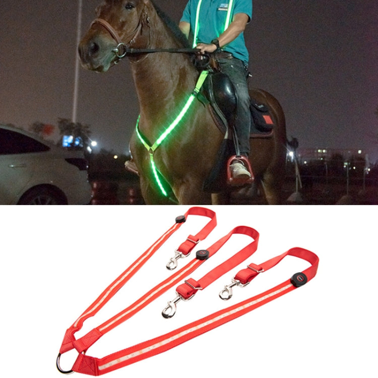 Outdoor Equestrian Equipment LED Light Chest Strap