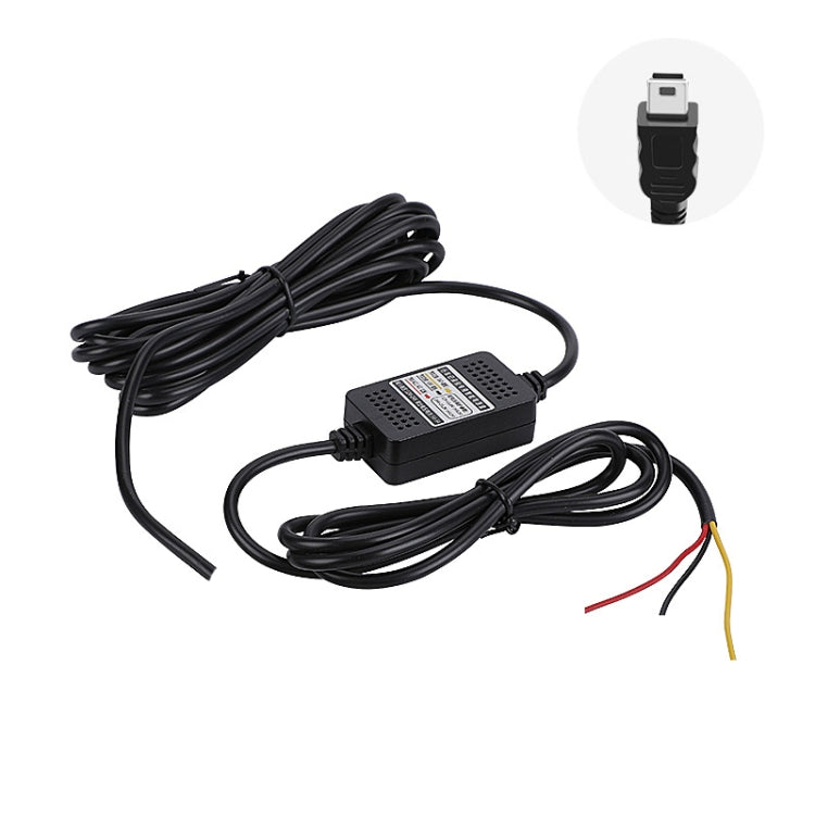 H516 Recording Step-down Line Shrinkage Video Car Charger Line Parking Monitoring Three-Core Power Cord