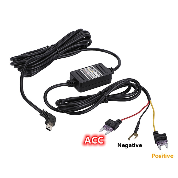 H516 Recording Step-down Line Shrinkage Video Car Charger Line Parking Monitoring Three-Core Power Cord