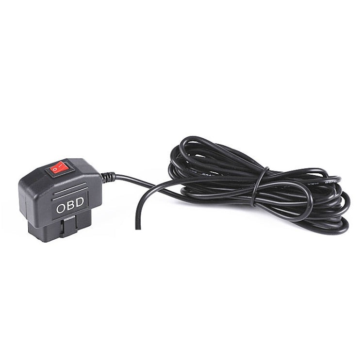 H508 OBD Car Charger Driving Recorder Power Cord 12/24V To 5V With Switch Low Pressure Protection Line, Specification: ÎҵÄÉ̵ê