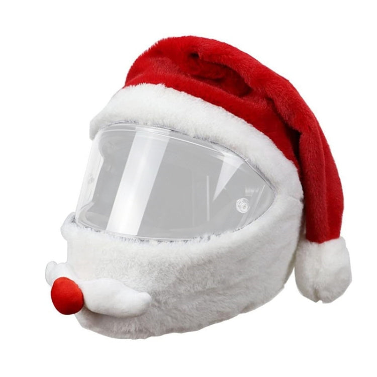 Motorcycle Helmet Christmas Hat Outdoor Crazy Funny Santa Helmet Cover My Store