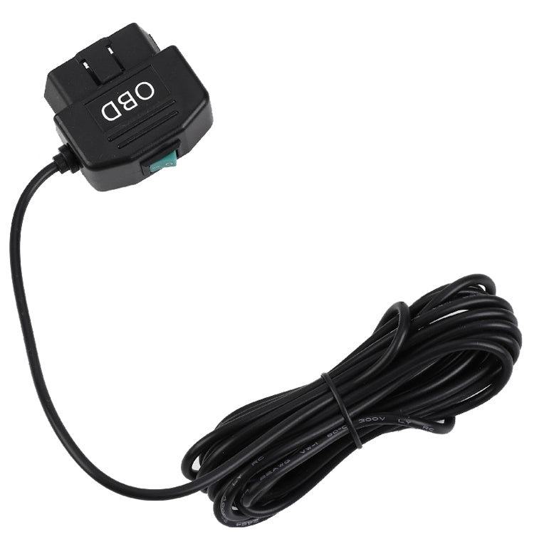 H507 Driving Recorder OBD Step-down Line Car ACC Three-Core Power Cord 12/24V To 5V 3A Low Pressure Protection Line, Specification: