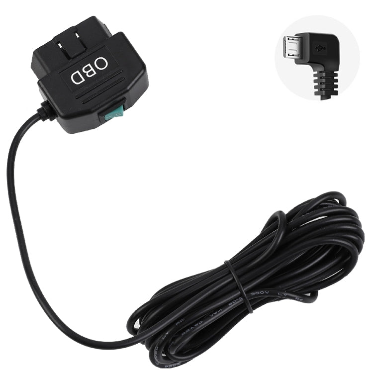 H507 Driving Recorder OBD Step-down Line Car ACC Three-Core Power Cord 12/24V To 5V 3A Low Pressure Protection Line, Specification: ÎҵÄÉ̵ê