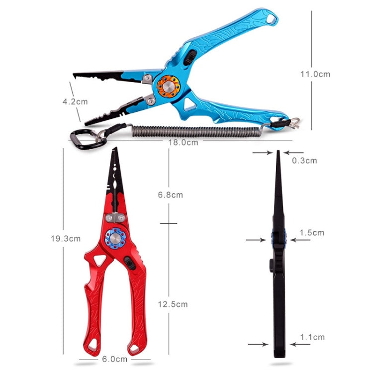 Multifunctional Open-Loop Lead-Pressing Fishing Pliers With Lock Reluova