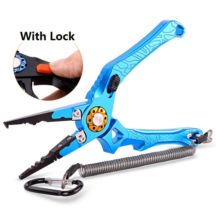 Multifunctional Open-Loop Lead-Pressing Fishing Pliers With Lock