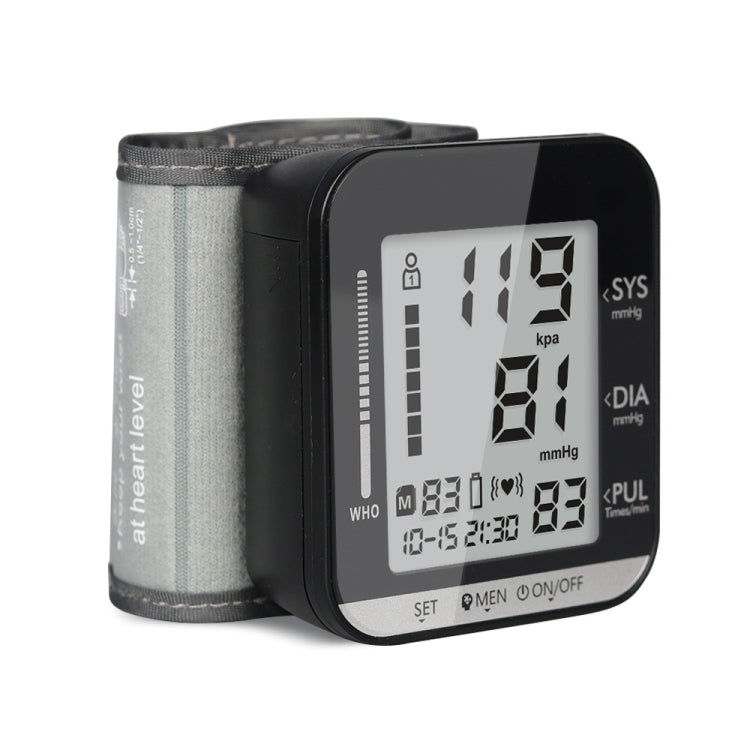 JZ-251A Household Automatic Electronic Sphygmomanometer Smart Wrist Blood Pressure Meter Reluova