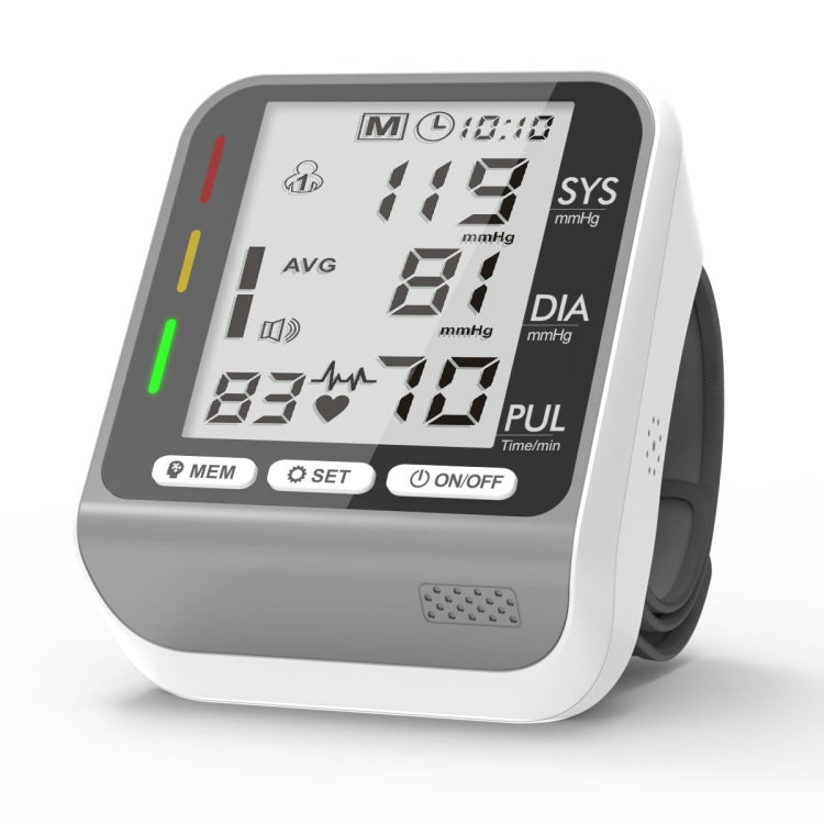 JZ-253A Automatic Electronic Sphygmomanometer Smart Wrist Type Indicator Blood Pressure Meter