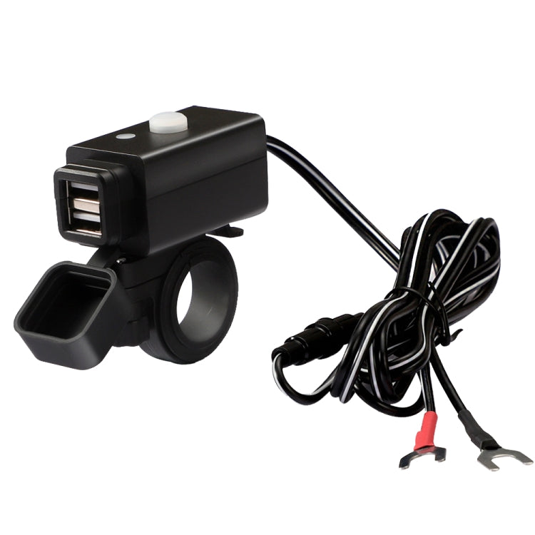 C082 Motorcycle Mobile Phone Charger Waterproof USB Charger With Switch Indicator ÎҵÄÉ̵ê