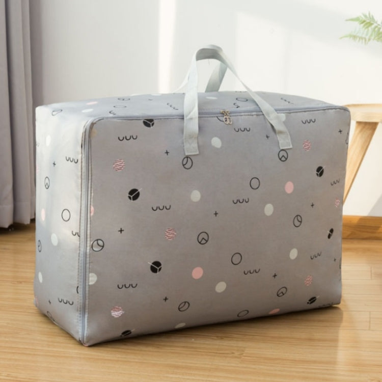 Oxford Cloth Quilt Moisture-Proof & Waterproof Storage Bag Zipper Portable Moving Luggage Bag, Series 2