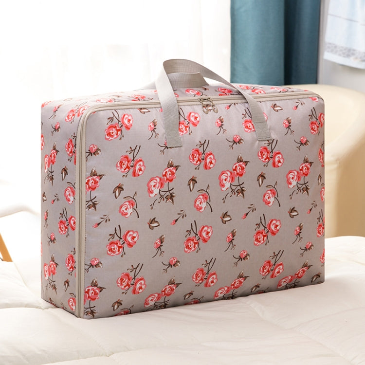 Oxford Cloth Quilt Moisture-Proof & Waterproof Storage Bag Zipper Portable Moving Luggage Bag, Series 1