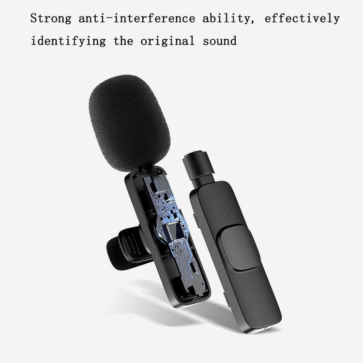 Lavalier Wireless Microphone Mobile Phone Live Video Shooting Small Microphone Reluova