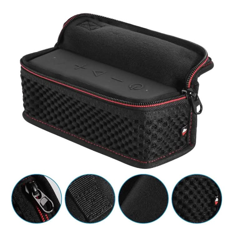 Grid Breathable Hole Speaker Storage Bag Protective Cover