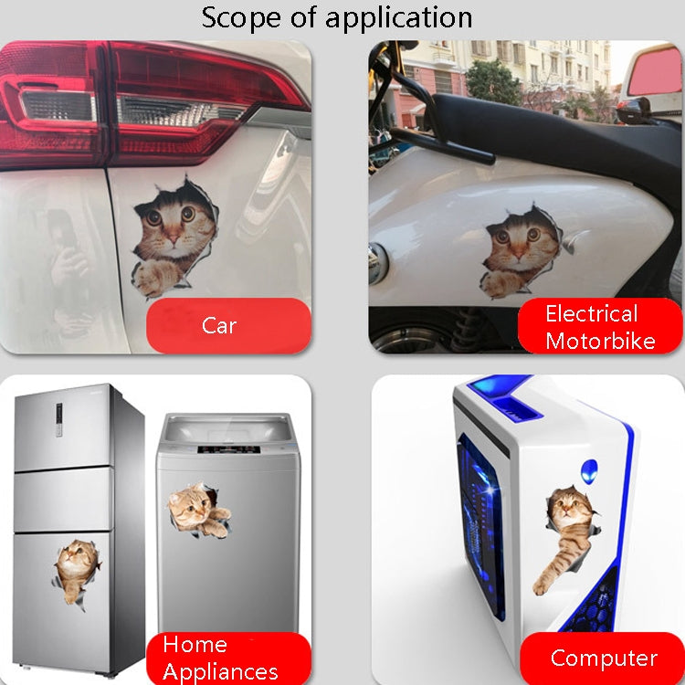 3D Stereo Cat Car Sticker Car Body Scratches And Occlusion Stickers ÎҵÄÉ̵ê