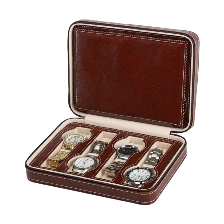 8-Digit Watch Storage Box Watch Display Box Portable Watch Travel Bag