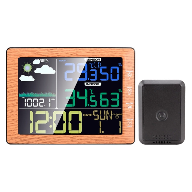 Multifunctional Wireless Colorful Screen Weather Clock Indoor And Outdoor Thermohygrometer