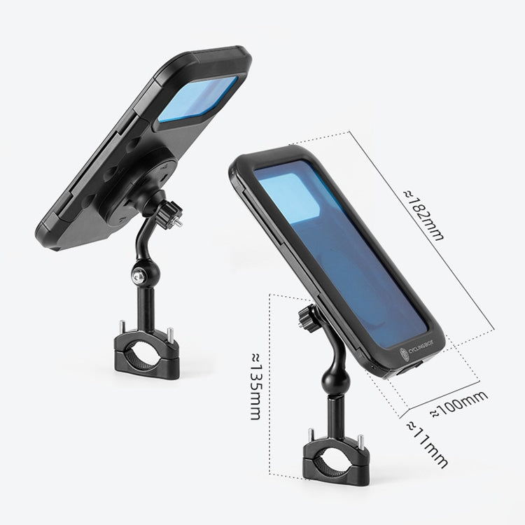 CYCLINGBOX BG-2937 Bicycle Mobile Phone Bracket Waterproof Bag Simulation Navigation Mobile Phone Frame Reluova