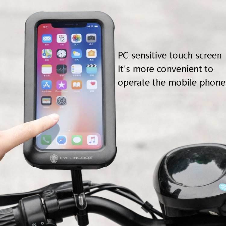 CYCLINGBOX BG-2937 Bicycle Mobile Phone Bracket Waterproof Bag Simulation Navigation Mobile Phone Frame Reluova