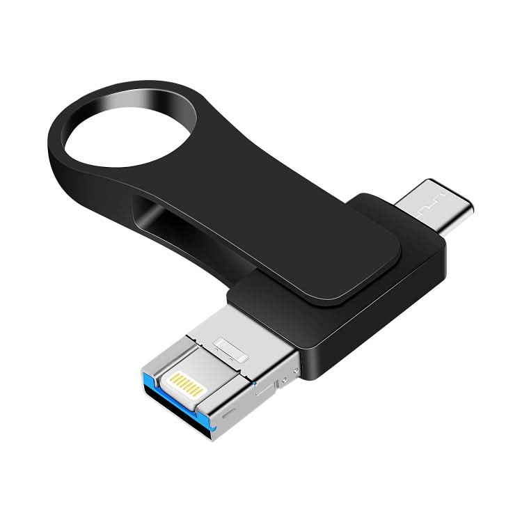 USB 3.0 + 8 Pin + USB-C / Type-C 3 in 1 Mobile Computer Metal U-Disk