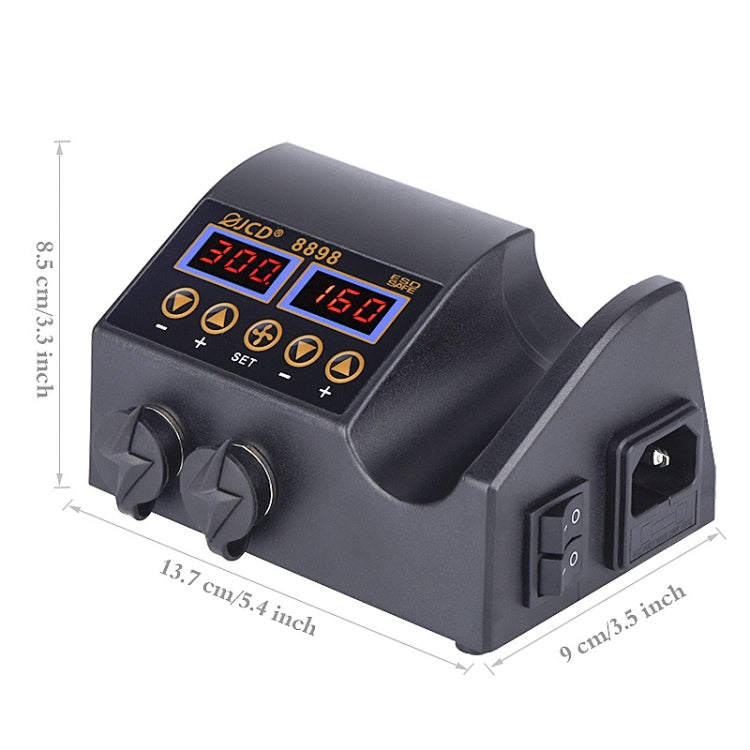 Hot Air Desoldering Station Dual Digital Display Two In One Temperature Control Electric Soldering Iron Soldering Station,