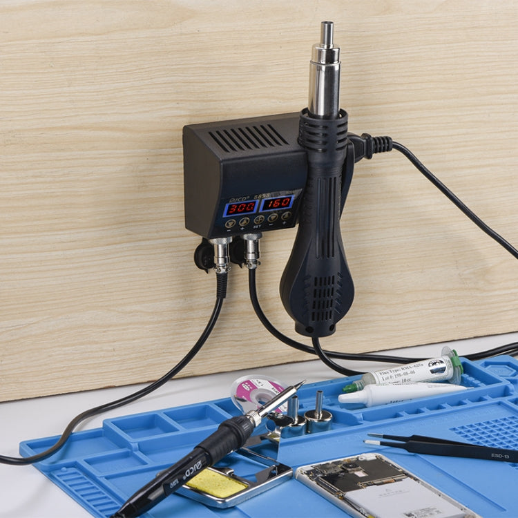 Hot Air Desoldering Station Dual Digital Display Two In One Temperature Control Electric Soldering Iron Soldering Station,