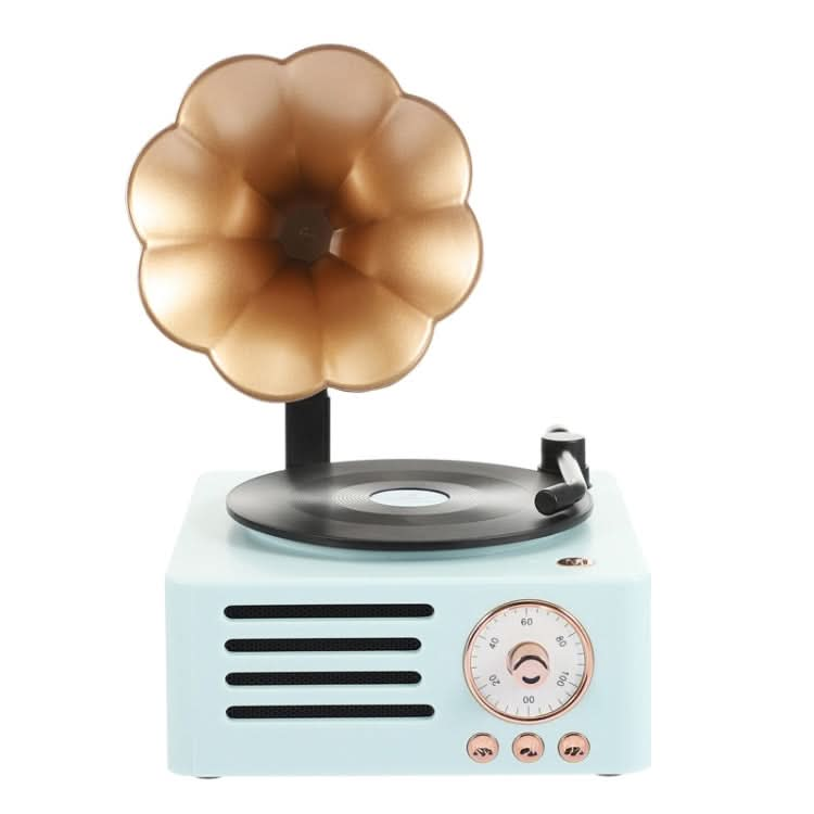 T15 Petunia Retro Vinyl Record Player Wireless Multifunction Mini Bluetooth Audio