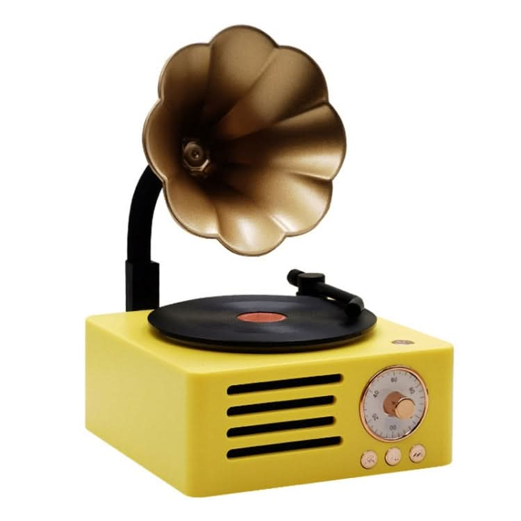 T15 Petunia Retro Vinyl Record Player Wireless Multifunction Mini Bluetooth Audio