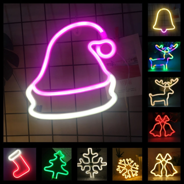 Christmas Decoration Neon Lights Wall-Mounted Ornaments, Spec: My Store