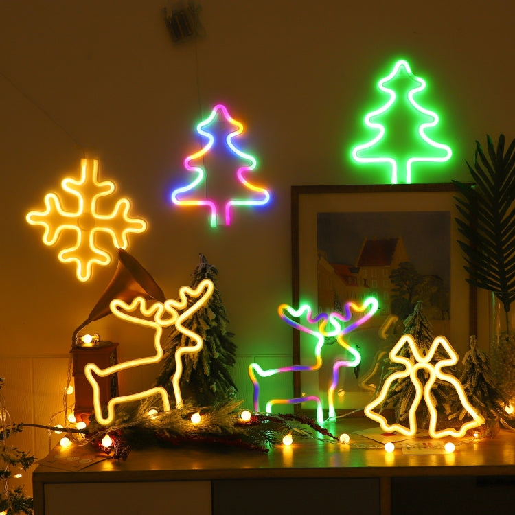 Christmas Decoration Neon Lights Wall-Mounted Ornaments, Spec: My Store